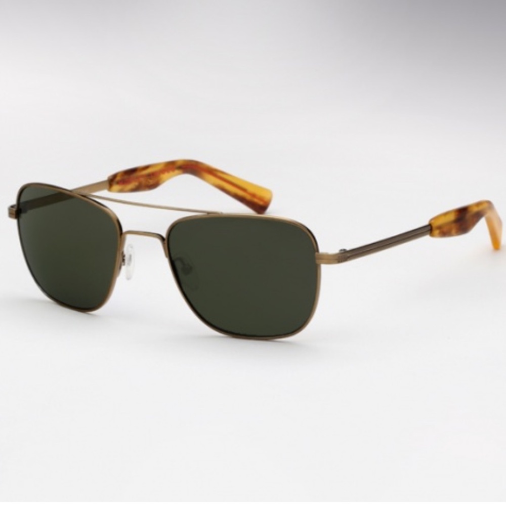 Mosley Tribes Gold and Brown Sunglasses